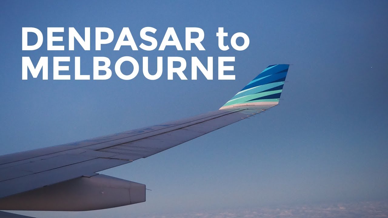 FLIGHT REVIEW | Garuda Indonesia GA718 Bali (Denpasar) to Melbourne | Economy Class Airbus A330-300