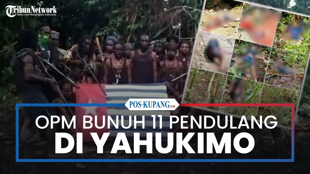 OPM Klaim Bunuh 11 Pendulang Emas di Yahukimo, ini kata TNI dan Polisi