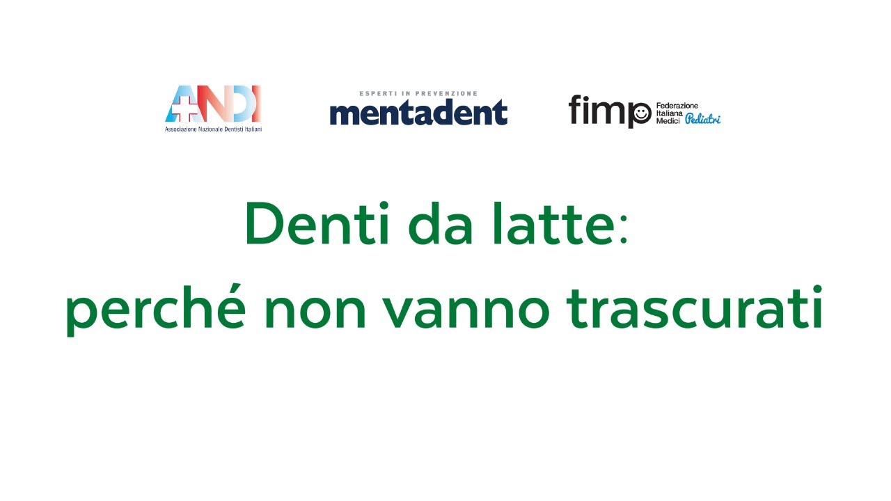 Denti da latte: perch&eacute; non vanno trascurati #ANDI #Prevenzione #Mentadent #IgieneOrale