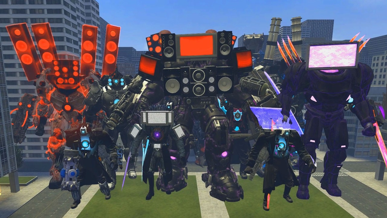 ALL TV MAN TITAN VS 1-79 SKIBIDI TOILET BOSSES, UPGRADED ASTRO DETAINER VS CAMERAMAN IN GMOD