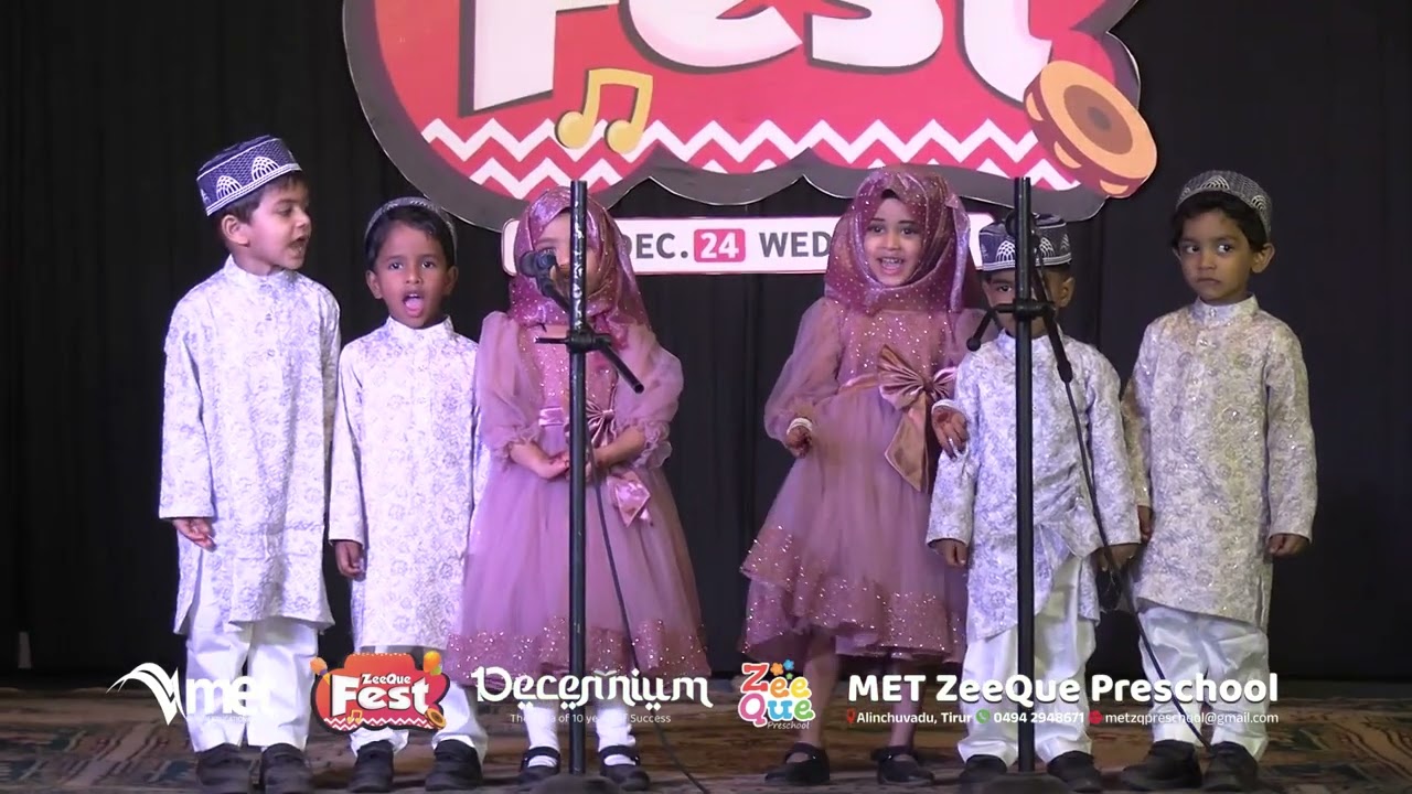 HIGHLIGHT |  ZeeQue FEST-2025 | MET ZeeQue PRESCHOOL, TIRUR