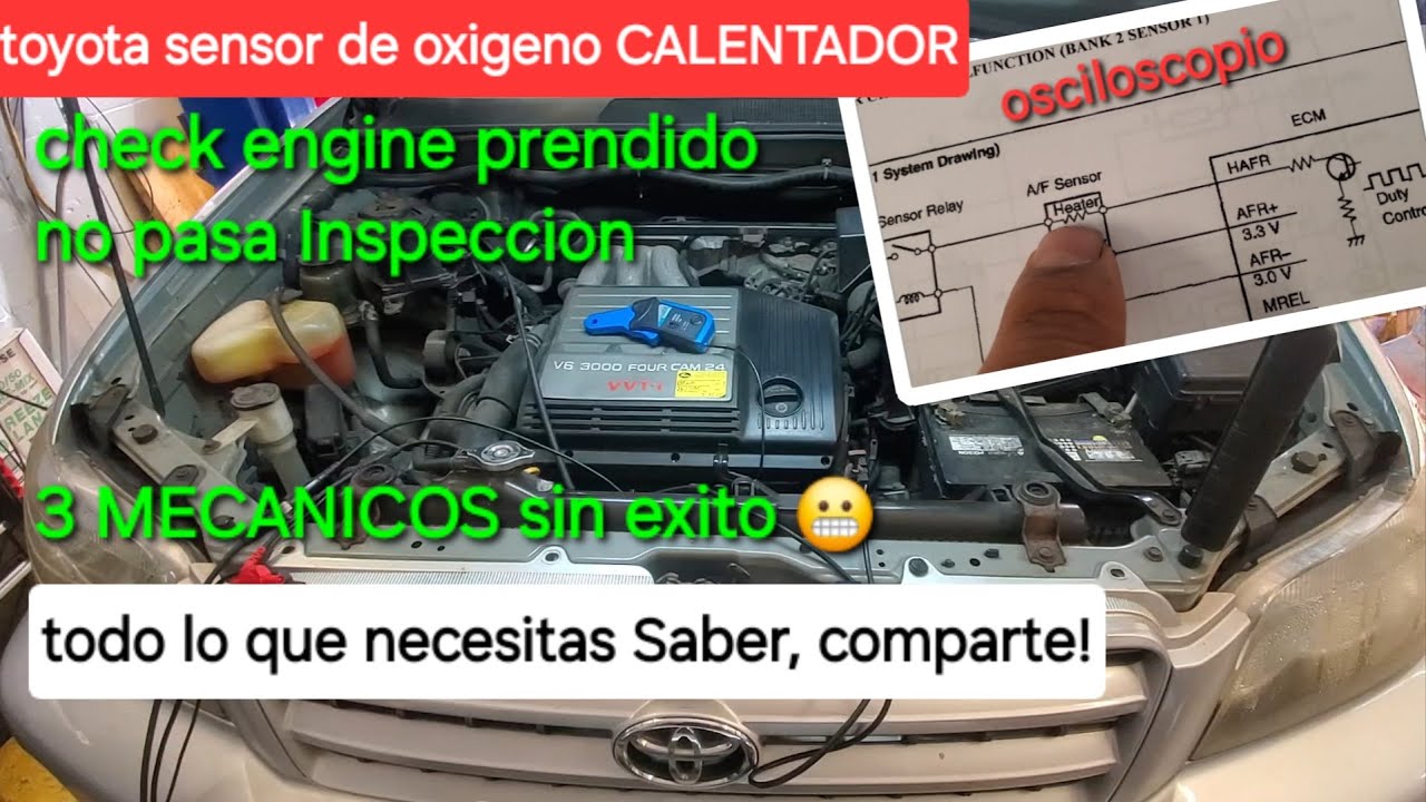 3 mecanicos SIN EXITO Toyota highlander NO PASA inspeccion DIAGNOSTICO eficiente y preciso parte 1