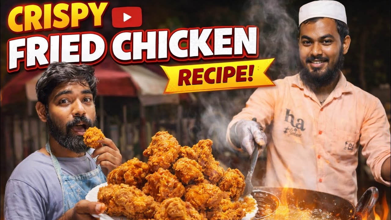 FRIED CHICKEN IN TIRUPATI || Tasty crispy ￼ fried chicken