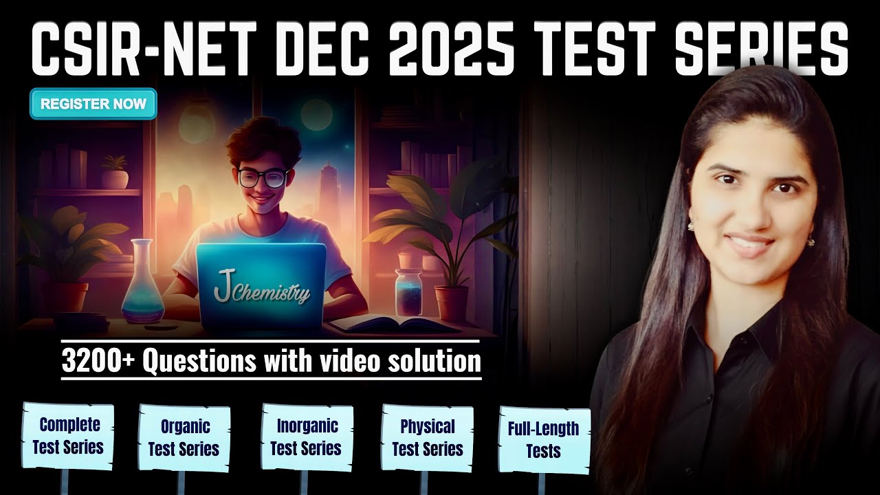 CSIR NET Chemistry Test Series | CSIR NET December 2025 Test Series | J Chemistry Test Series 2025