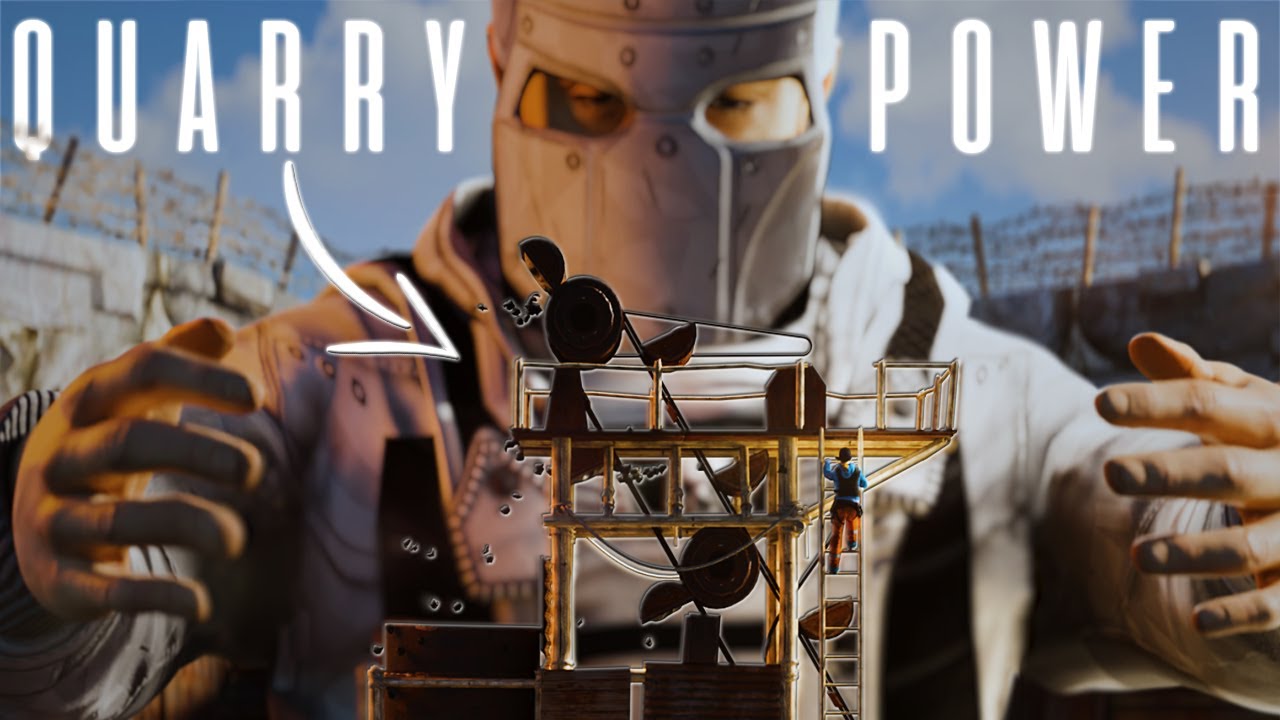 I WALLED OFF a HQM QUARRY and its LITERALLY OP - Rust Solo