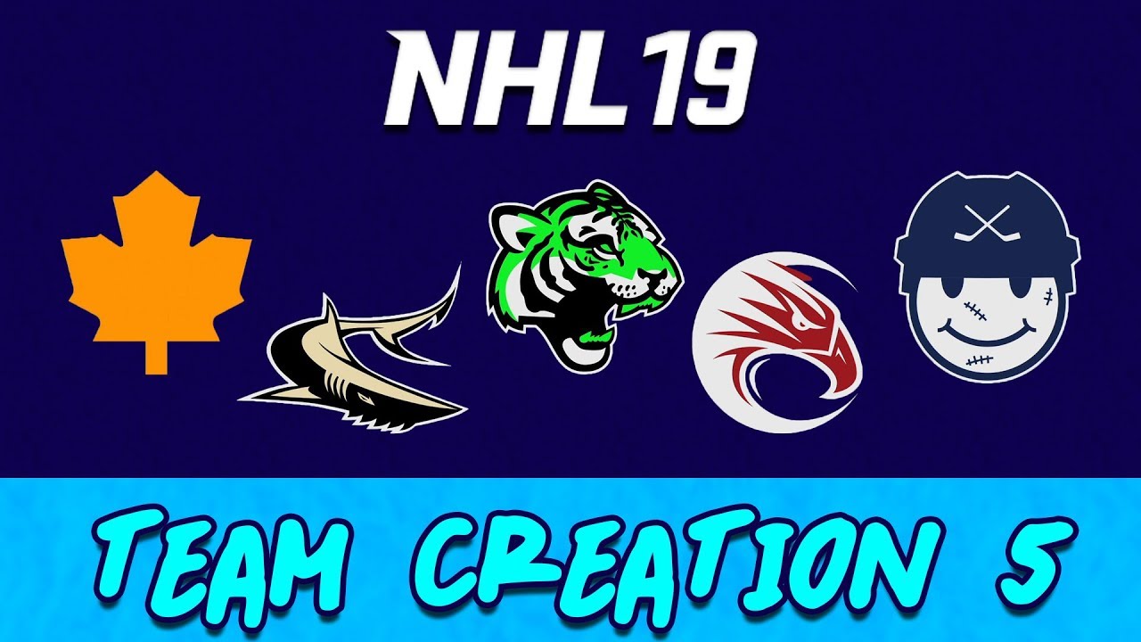 NHL 19 - Custom League - Team Creation 5