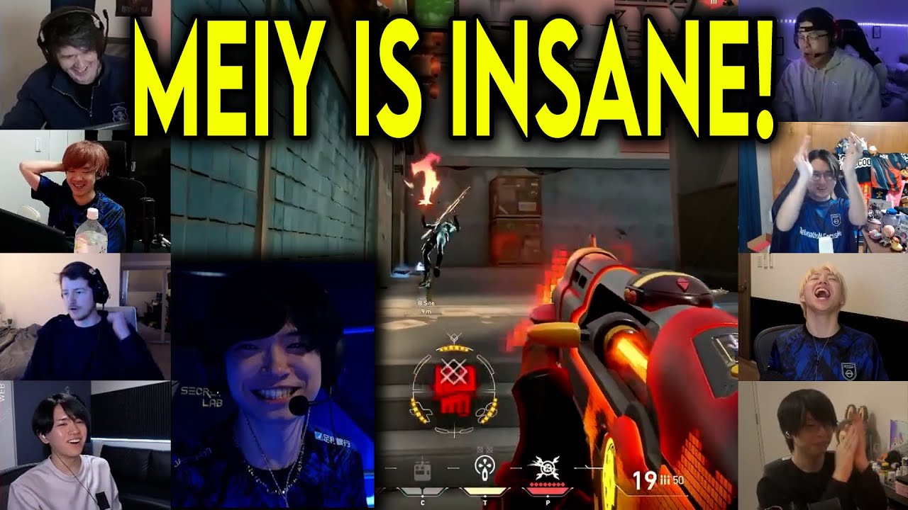 Valorant Streamers Reacts To DFM Meiy CRAZY 4k CLUTCH Against Team Secret In VCT