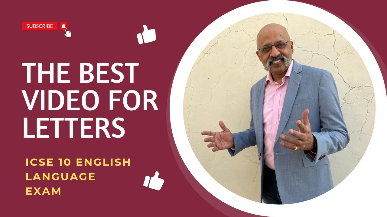 How to write the Best Formal and Informal Letter | ICSE Class 9 and 10 English Language | T S Sudhir