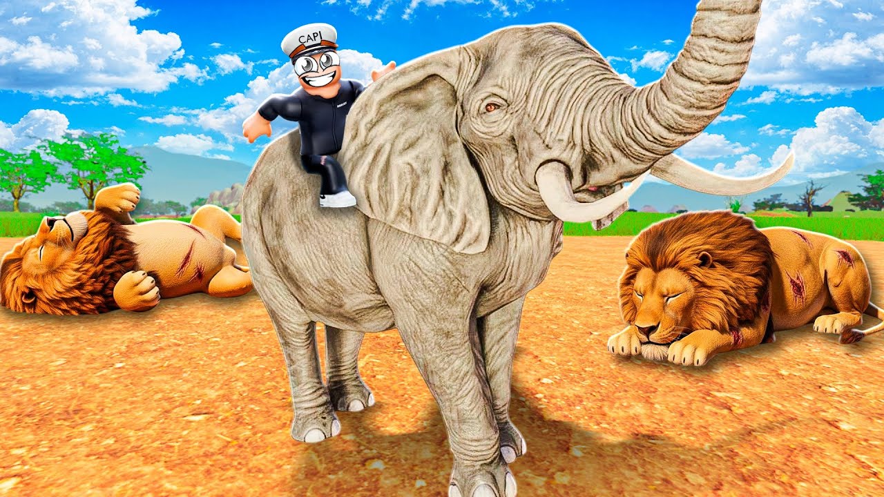 SAVANNAH LIFE of an ELEPHANT in ROBLOX