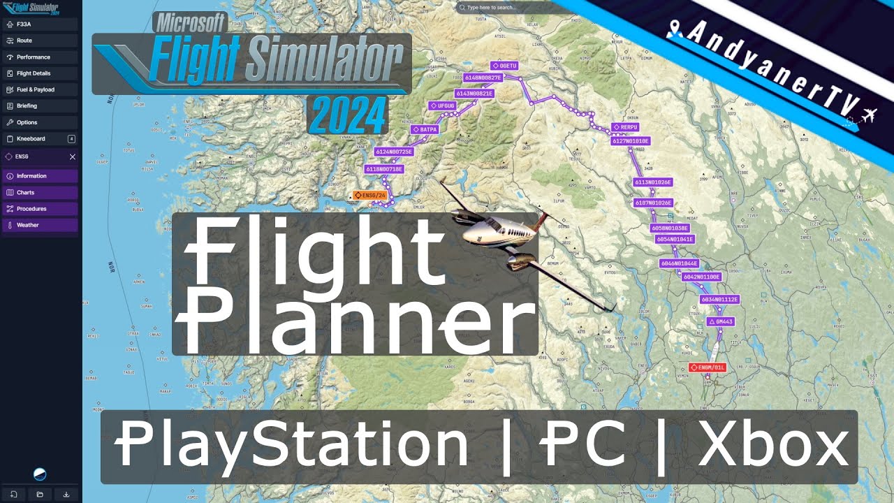 Flight Planner 🛩 Microsoft Flight Simulator 2024 ▪ PlayStation PC Xbox ▪ deutsch ▪ MSFS PS5 Pro