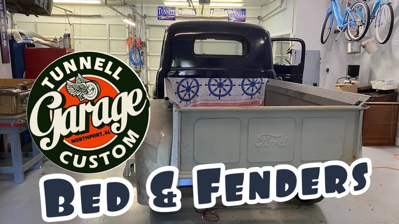1950 Ford F1: video 3 - new fenders