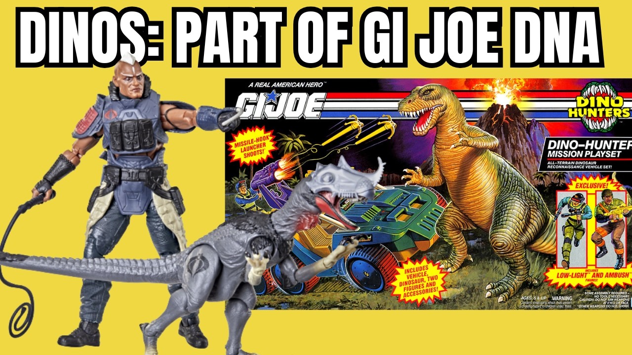 Динозавры всегда были частью ДНК GI Joe.