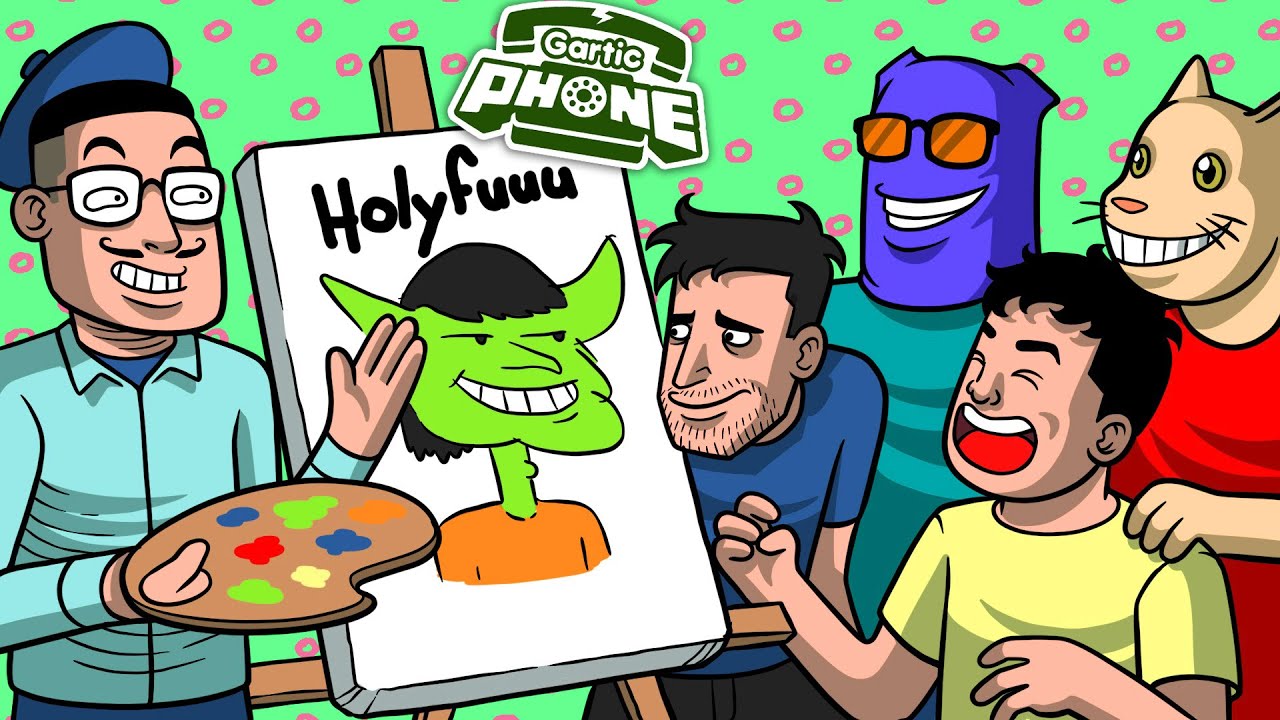 GARTIC PHONE MUY GRACIOSO - junto a Dylantero, Jaidefinichon, Dosekai, Cesarlive, Blackbird, Dazenn