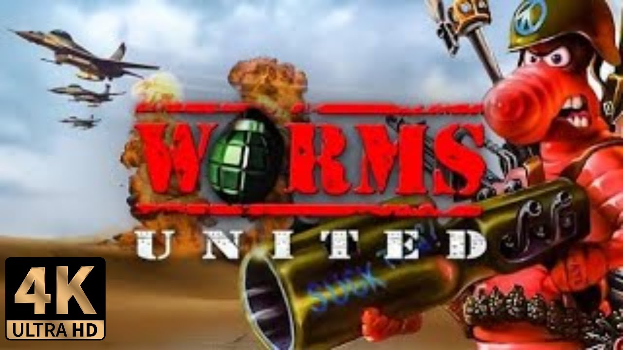 Worms and Reinforcements United (1996) | Longplay | DOS 4K