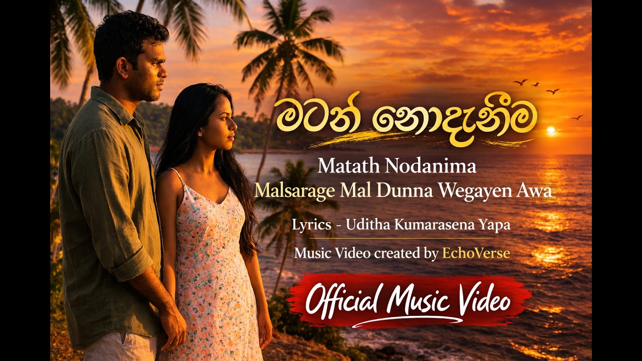 Childhood Love ❤️ | Sinhala Romantic Video | Matath Nodanima I මටත් නොදැනීම - Official  Music Video