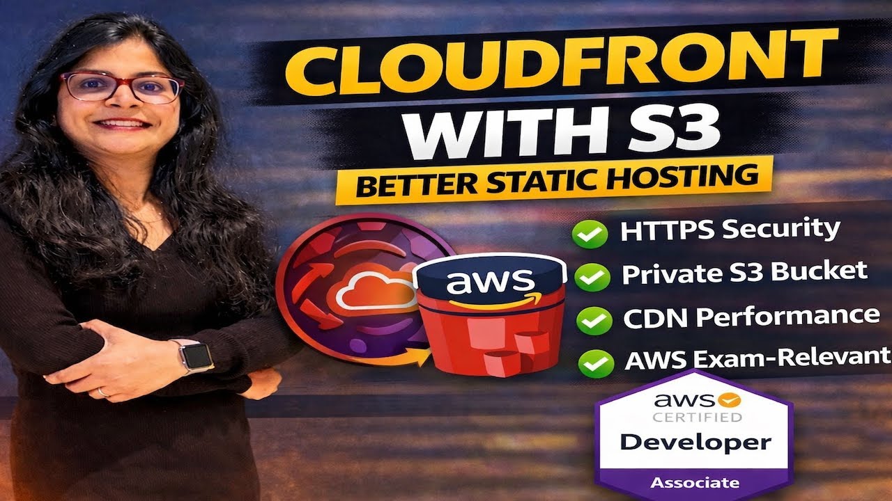 AWS CloudFront Explained | Secure & Fast S3 Static Website Hosting (Exam Ready)