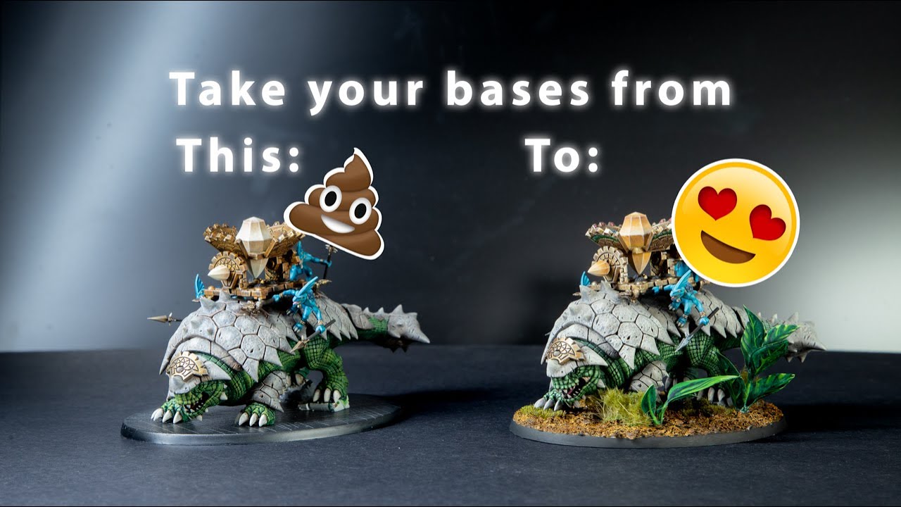 Create EASY Jungle Bases for Your Warhammer Army