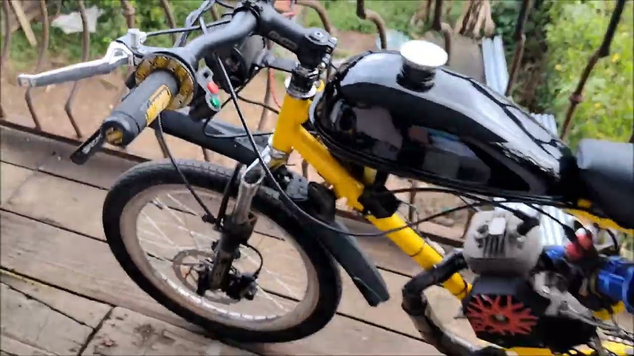 Esta es MI BICIMOTO motor 98 52 cc reales
