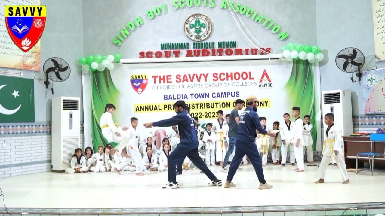 Teakwando | Korean | Annual Prize Distribution Ceremony 2023 | The Savvy School Baldia Town Campus