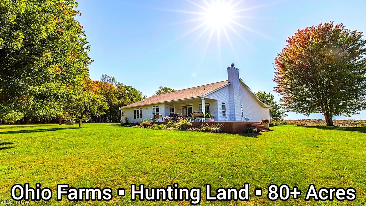 Ohio Farmhouse For Sale | 80+ Acres | Ohio Land For Sale | Ranches For Sale | Farms Land For Sale