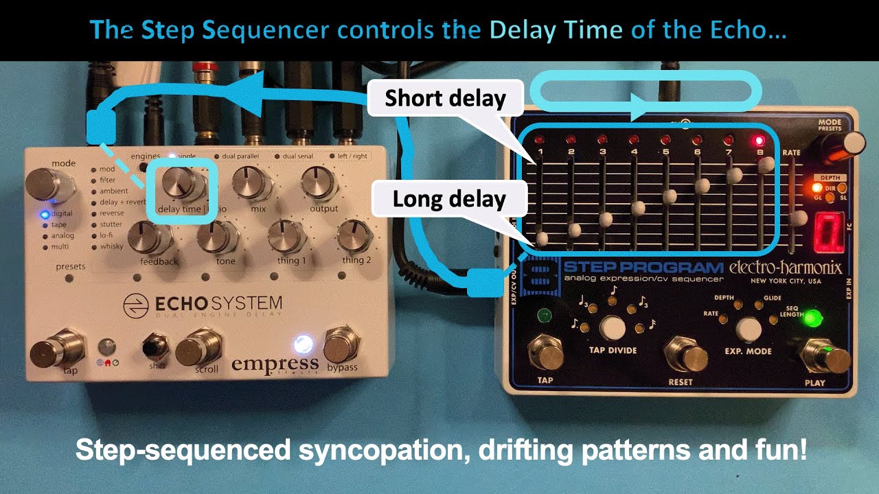Step sequencer for Delay time