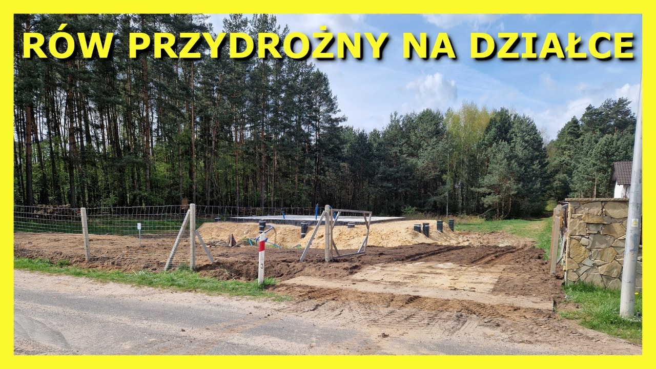 Rów Przydrożny na Działce Budowlanej