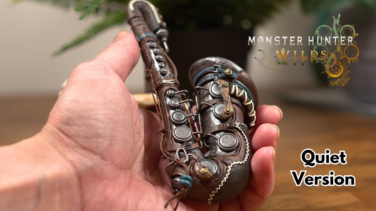 Shrinking the Hope Hunting Horn | No Talking Miniature Monster Hunter Crafting