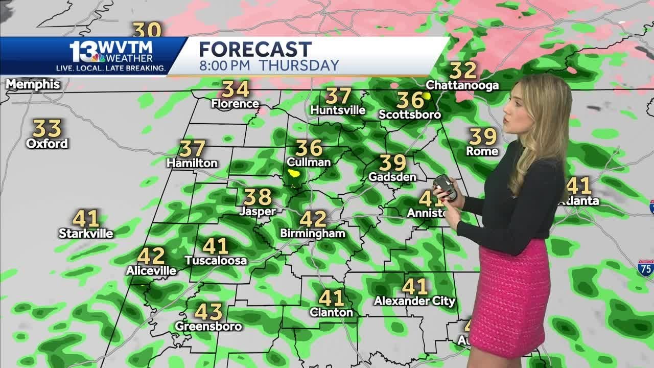 Light freezing rain expected in Northwest Alabama this morning. Cold rain for most. Brutal Saturd...