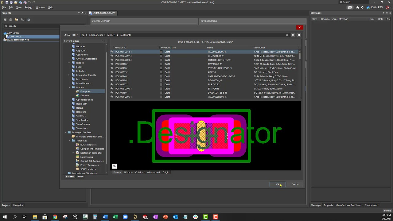 Working with Component Templates in Altium 365 | Templates