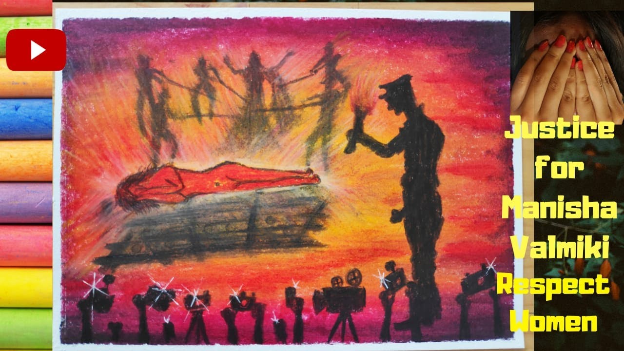 Justice for Manisha Valmiki Drawing / Hathras Gang Rape Case / Respect Women / Drawing for a Cause