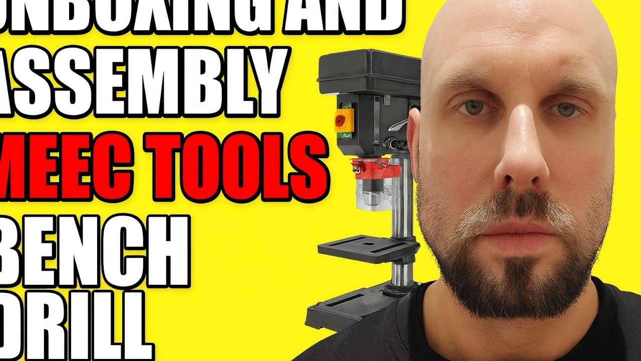 Meec tools bench drill assembled. From unboxing to completely assembled.