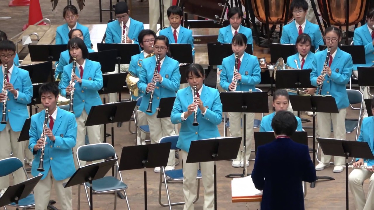 【４K】近畿大学附属広島高等学校・中学校 福山校＠ばらのまち福山国際音楽祭２０１９　まちなか つながるコンサート
