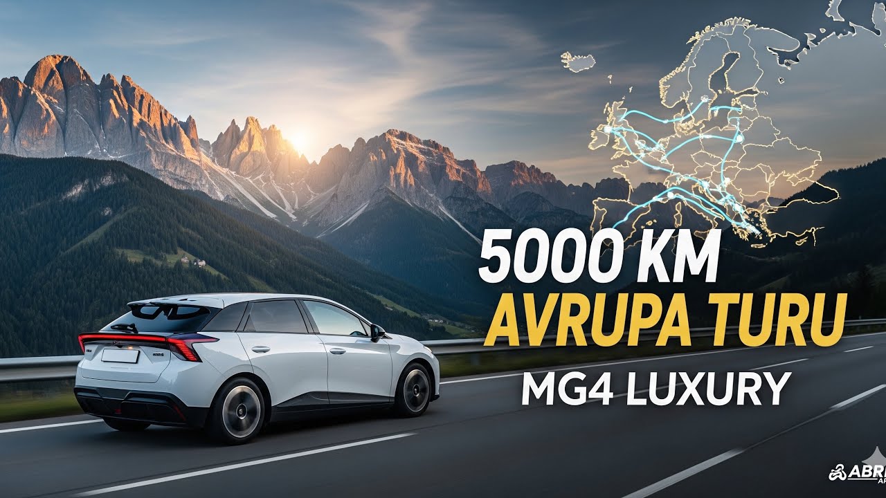 TAM 5000 KM - Elektrikli araba ile Avrupa turu // MG4 Luxury // ABRP sağolsun !!