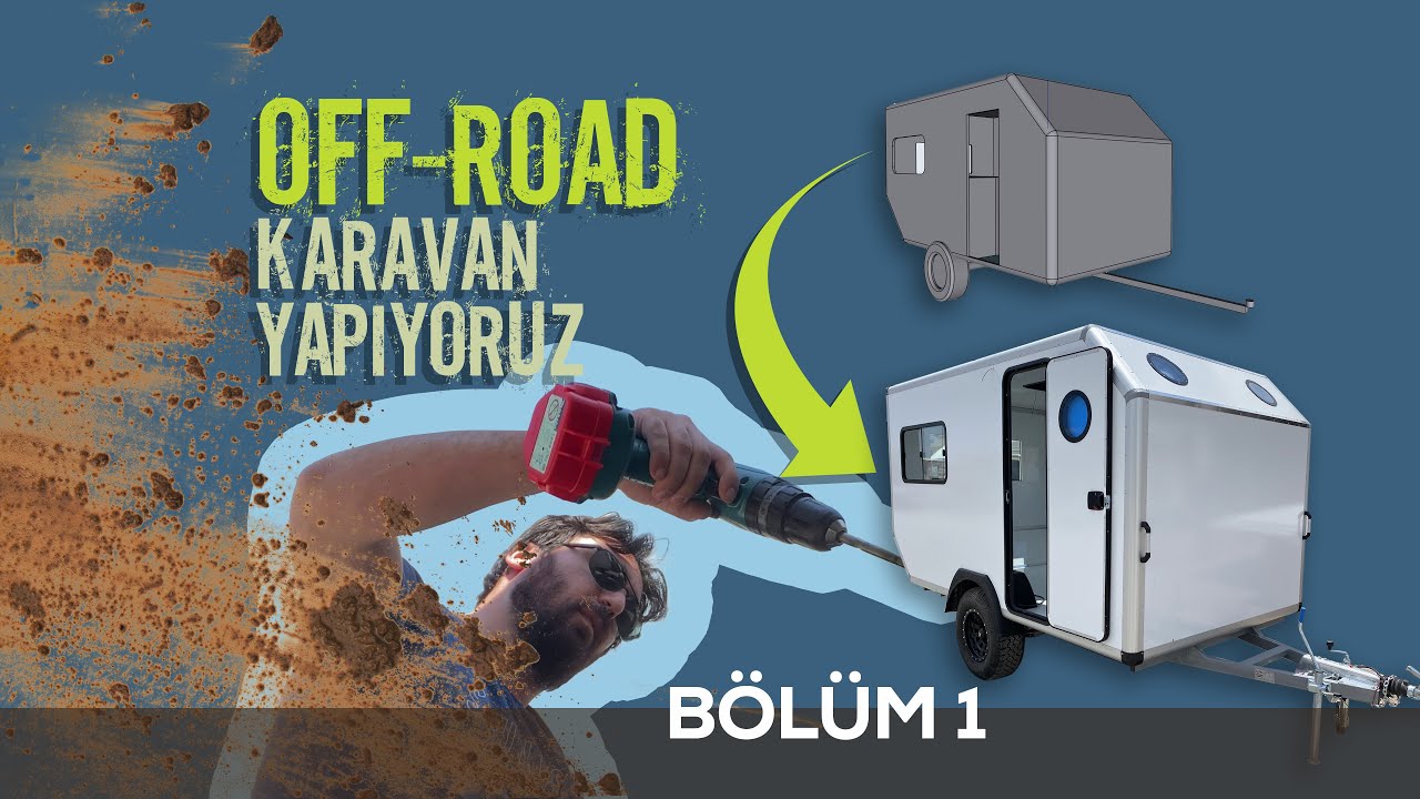 Kendi OFF-ROAD Karavanımızı Yapıyoruz // Kamera Montajı // Ön Ayak Montajı (4K)