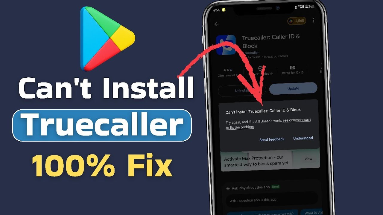 Can't Install Truecaller Caller ID & Block | Truecaller download nahi ho raha hai