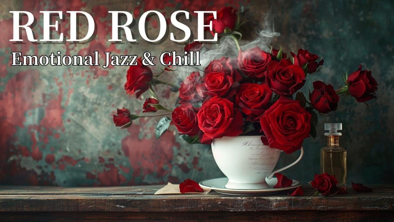 【Playlist】Late Night Rose 🌹 Emotional Jazz & Sad Piano for Broken Hearts | Melancholic Rain Vibes 🌧️
