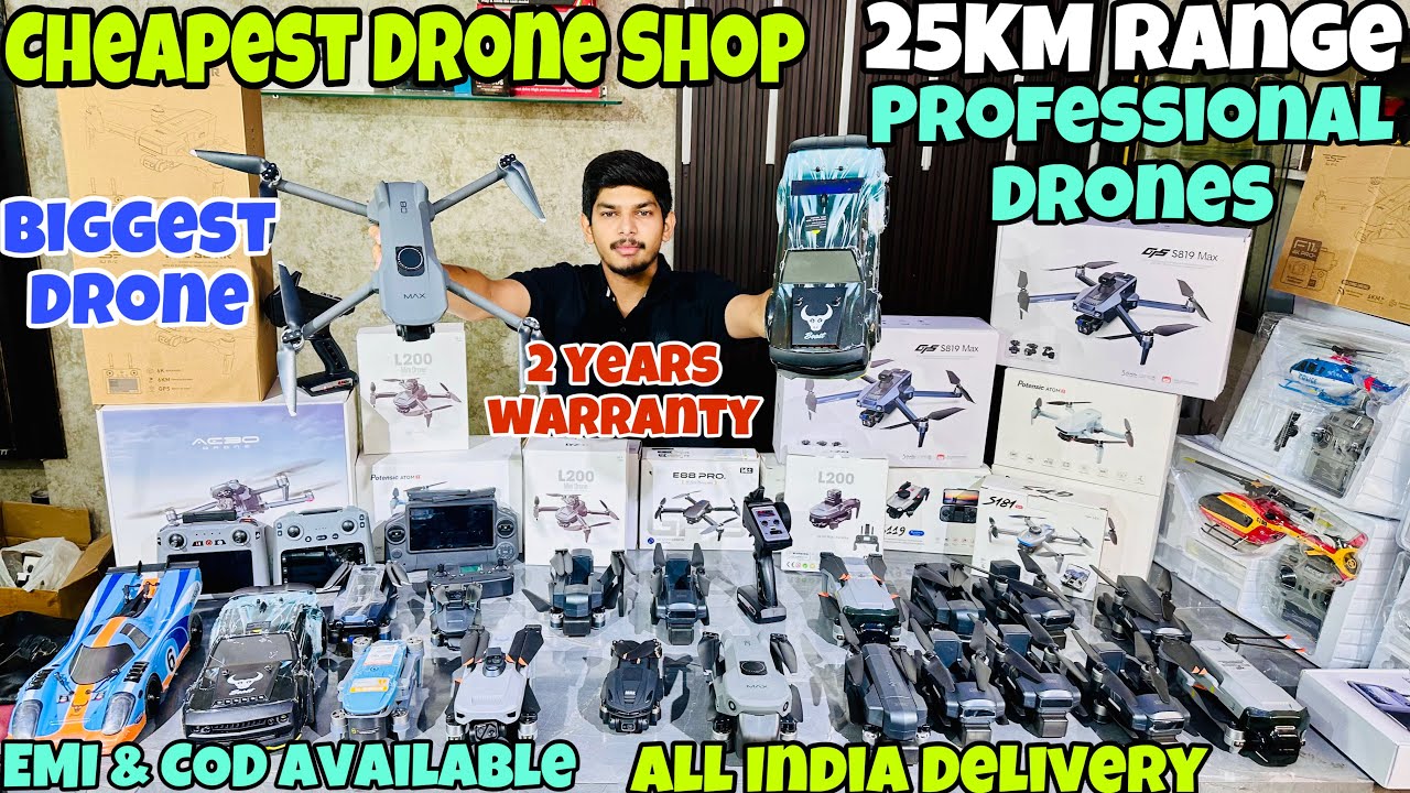 India’s Cheapest 4K GPS Drone!😱| 25 KM Range 😍 | Professional Drone Under Budget! 😎