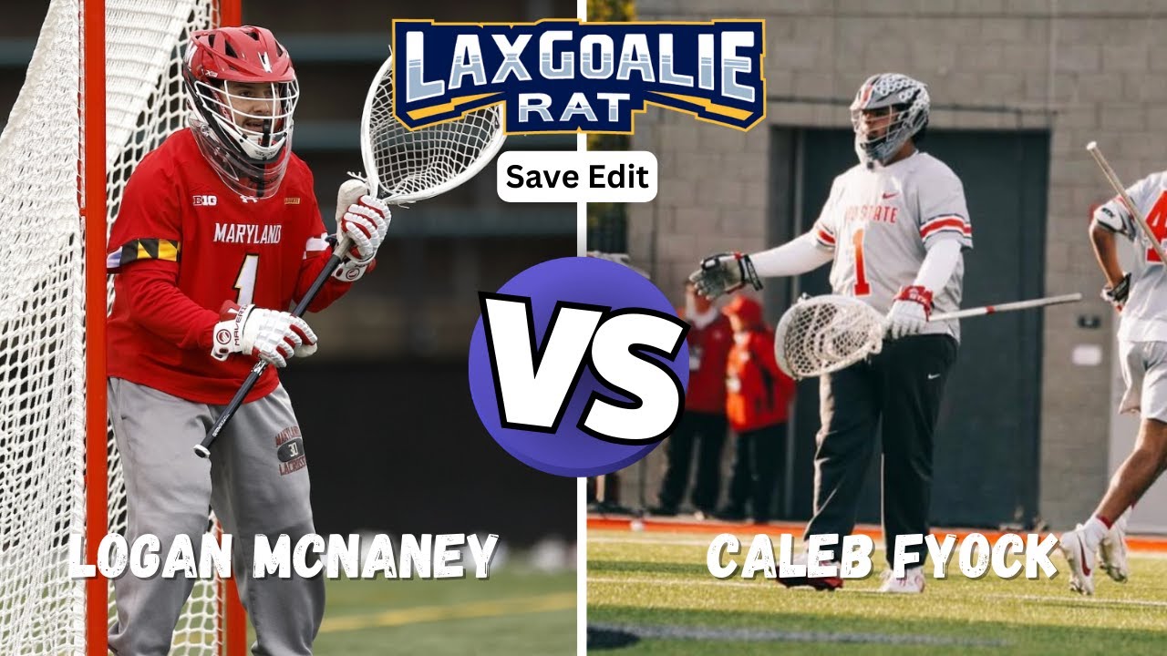 Logan Gets Maryland Record! Logan McNaney (Maryland) vs. Big Tasty (Ohio St.) - Goalie Save Edit