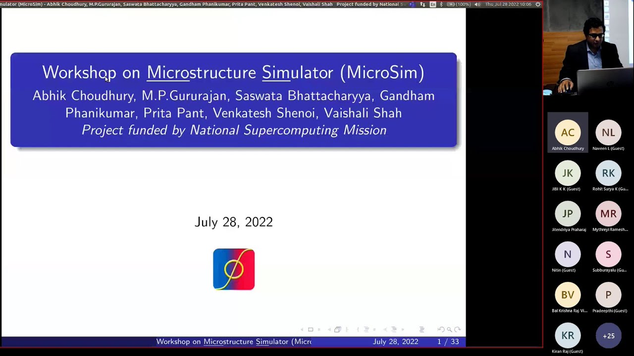 MicroSim Workshop 2.0 Day-1 Session-1 part-1: Overview of MicroSim