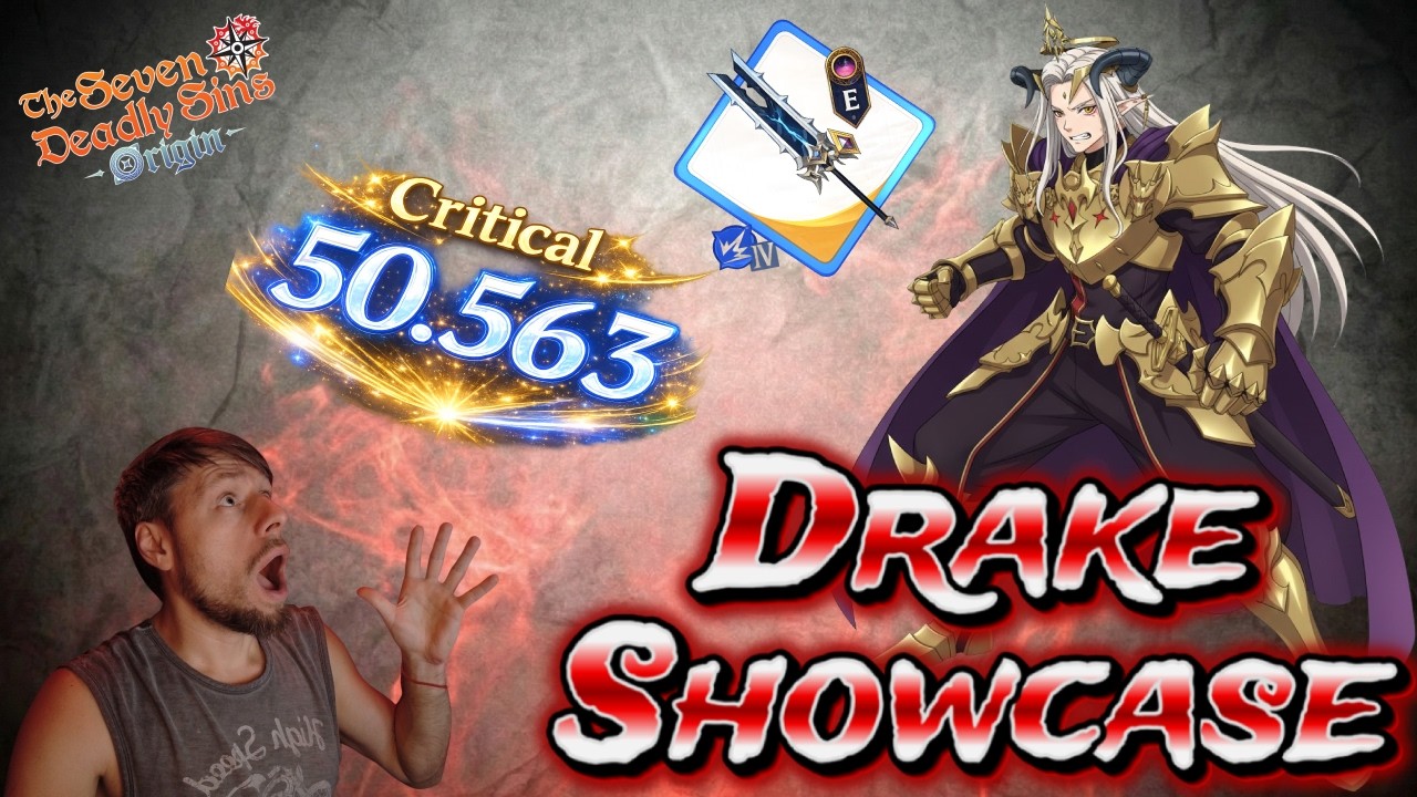 Drake Showcase! Waffen, Stats und wie ich ihn spiele | 7DS Origin Guide