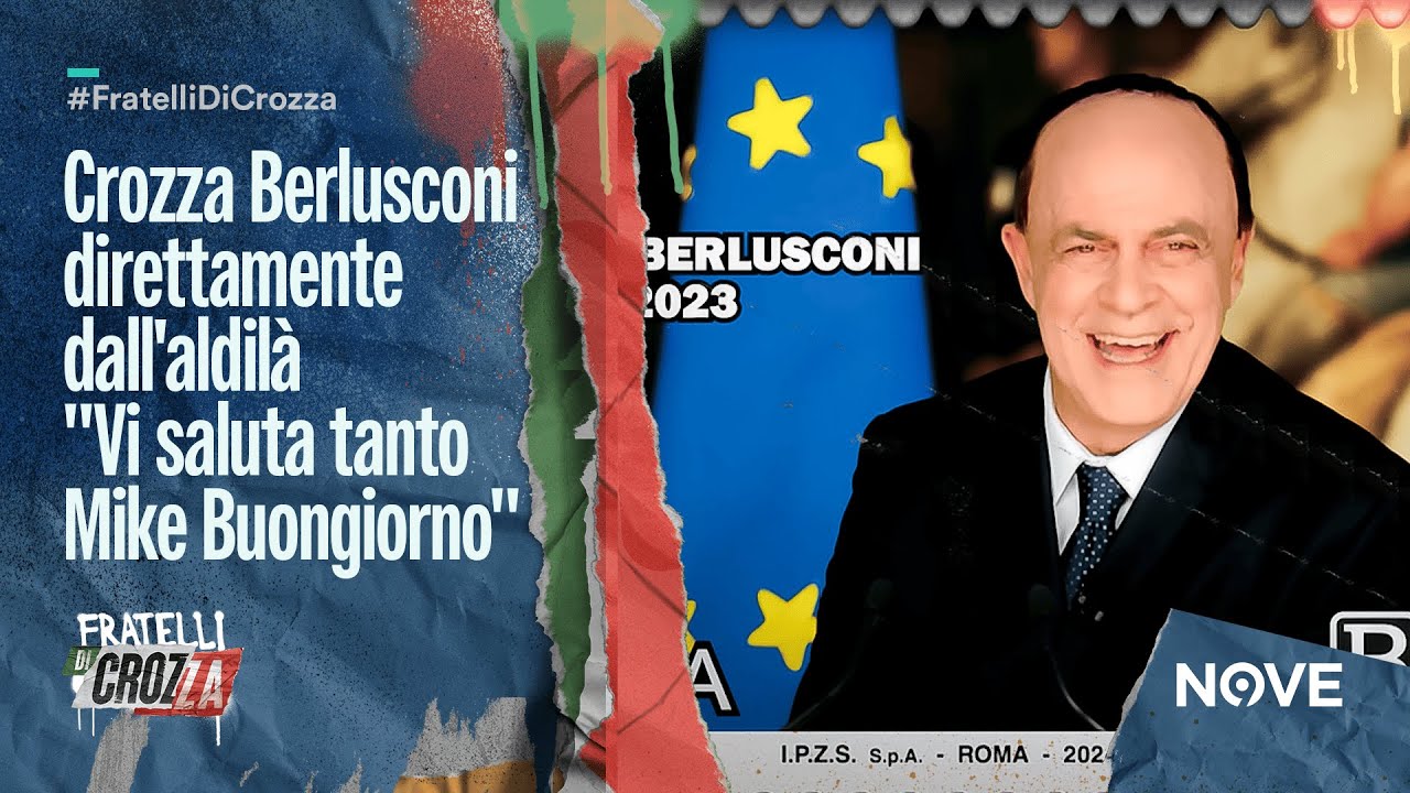 Crozza Berlusconi direttamente dall'aldilà 