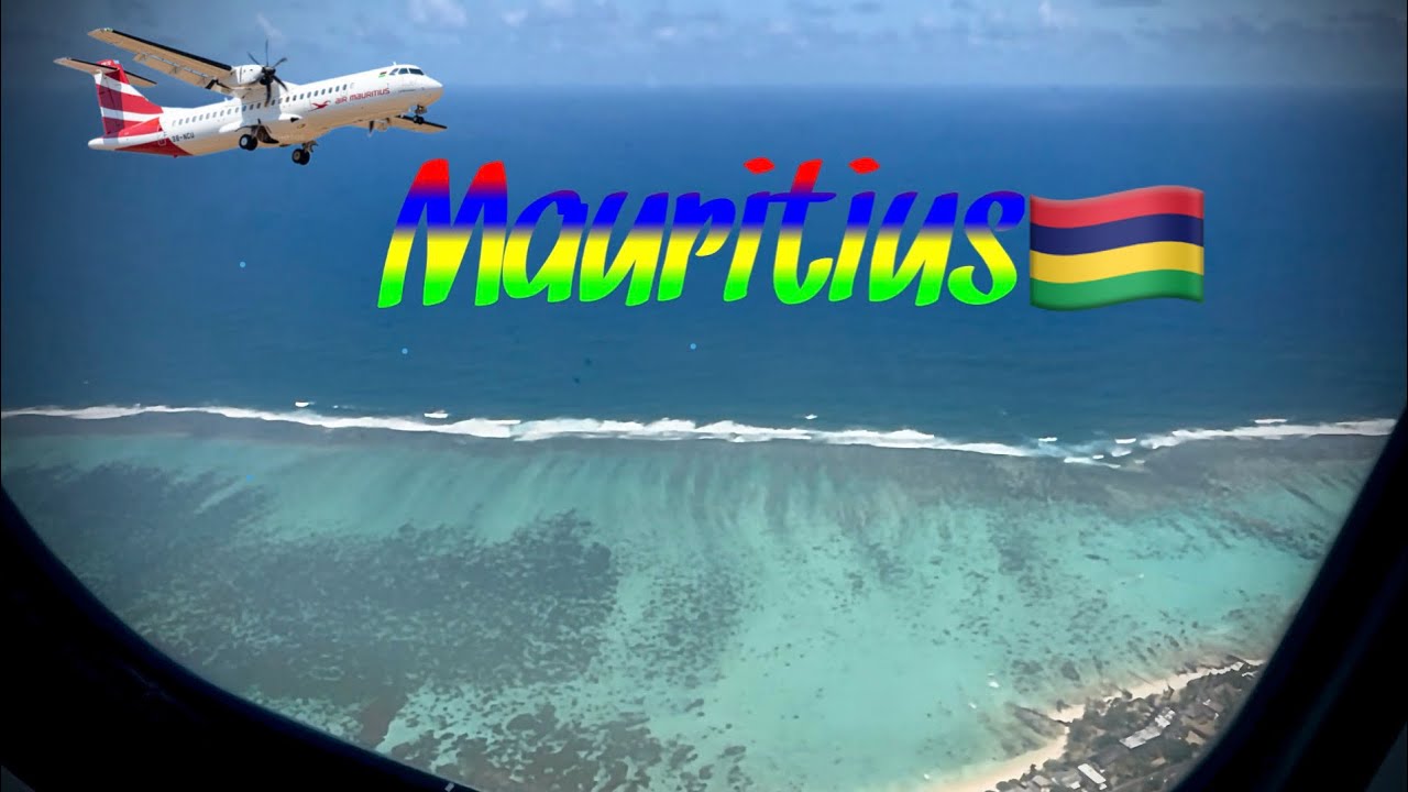 Air Mauritius ATR/72 departure and arrival at MAURITIUS