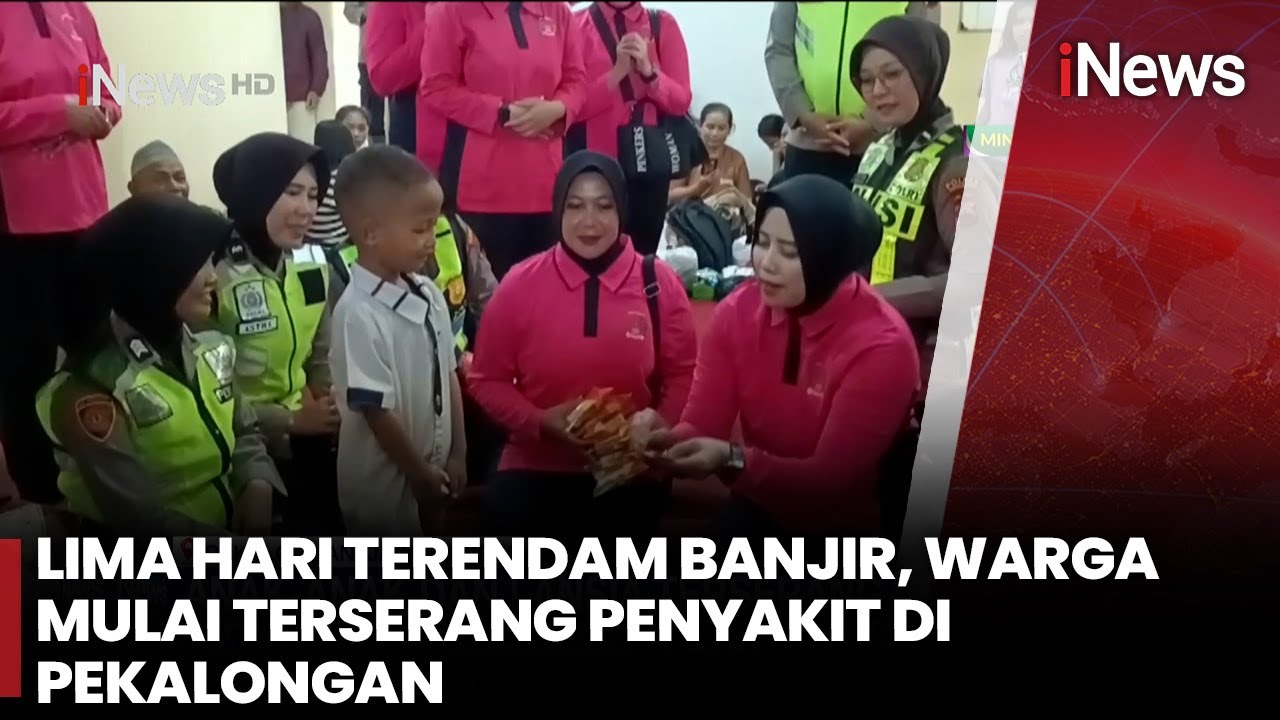 Banjir Tak Kunjung Surut, Lima Hari Terendam Air Warga Pekalongan Jatuh Sakit | iNews Malam 21/1
