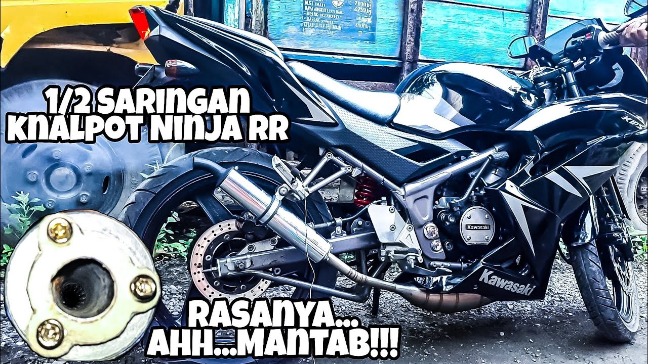Pure Sound Knalpot Ninja RR Setengah Saringan |Ninja RR Vlog|