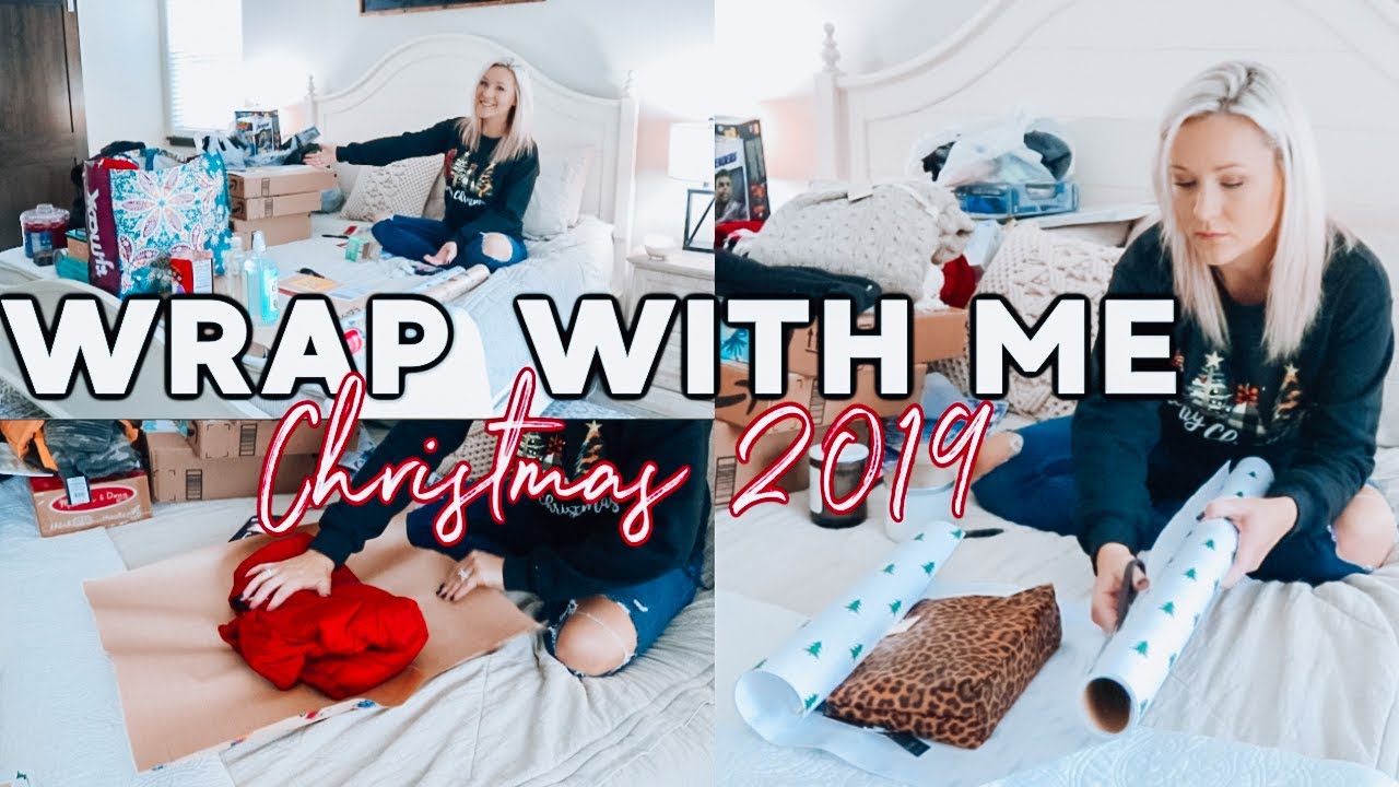 WRAP CHRISTMAS GIFTS WITH ME // Christmas 2019