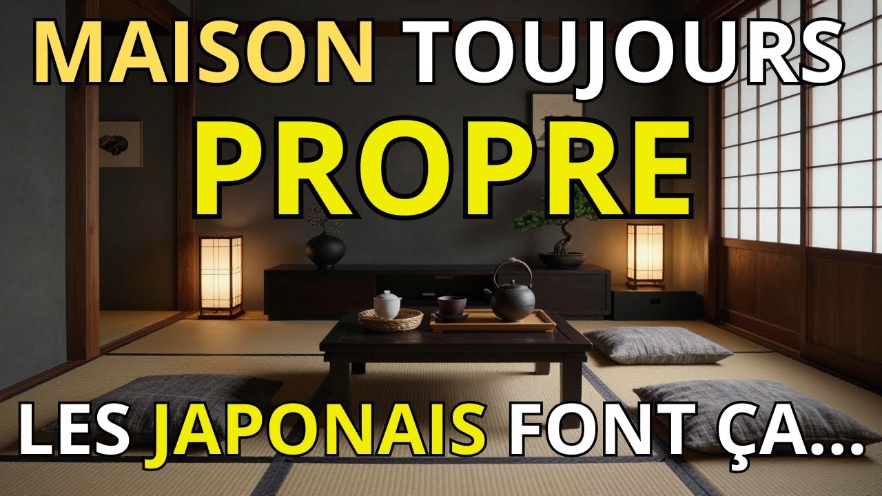 10 habitudes japonaises pour une maison toujours propre (sans effort)