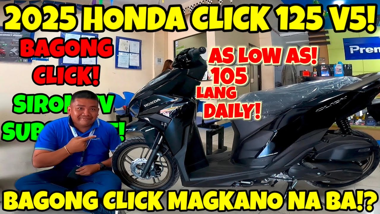 2025 MODEL | HONDA CLICK 125 VERSION 5 | CASH AND INSTALLMENT PRICE