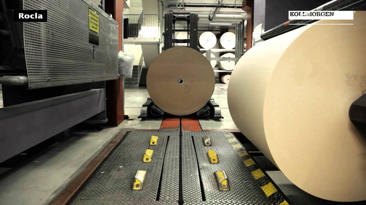 Rocla AGV - Paper Roll Handling
