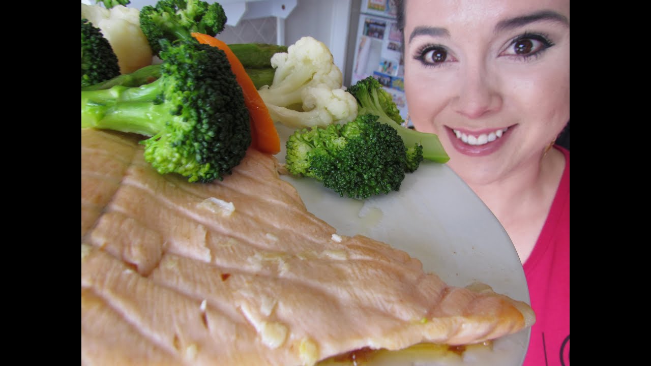 Salmón al ajo/Marisolpink