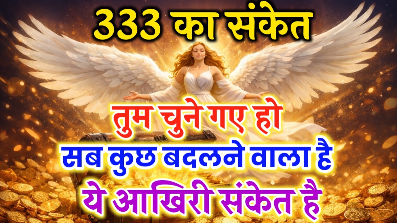 333 का संदेश: तुम्हारे जीवन का सबसे बड़ा बदलाव शुरू हो चुका है | Divine Message For You | #angel